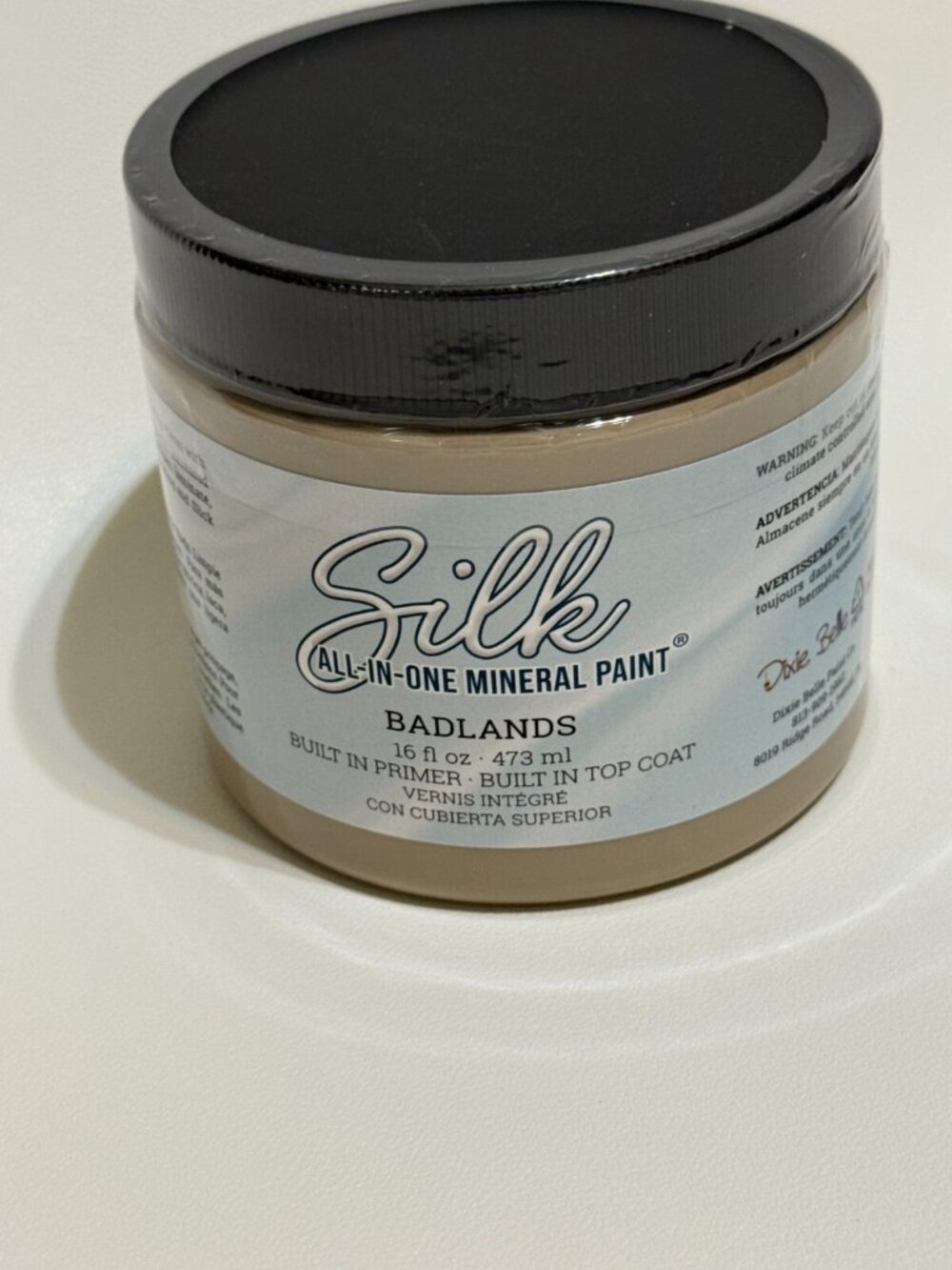New Sealed Badlands Dixie Belle Silk All-in-One Mineral Paint 16oz - Picture 2 of 7
